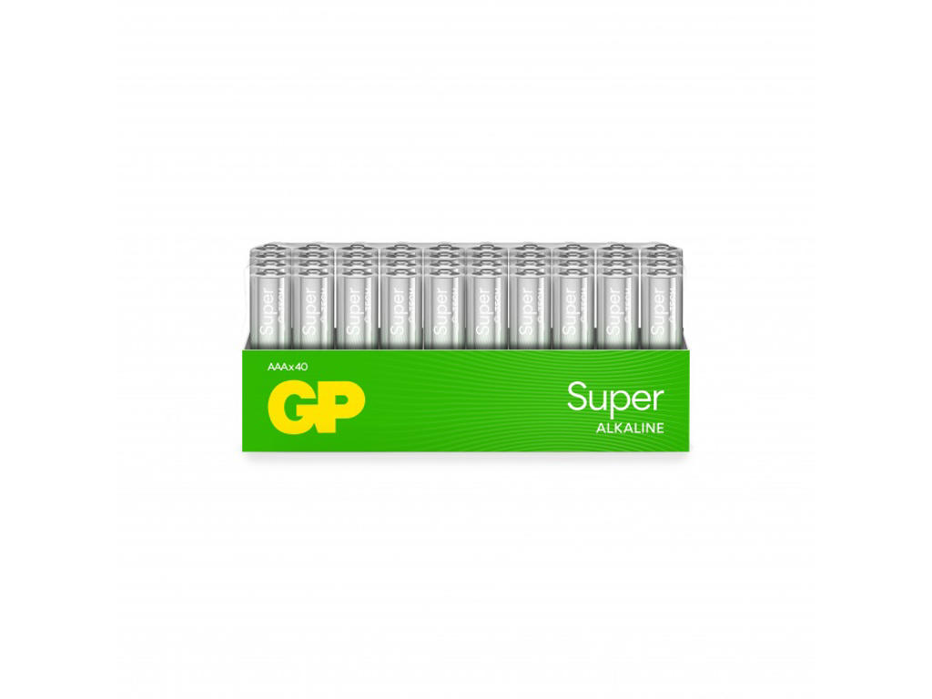 GP Super Alkaline AAA Batteri | 40-Pak