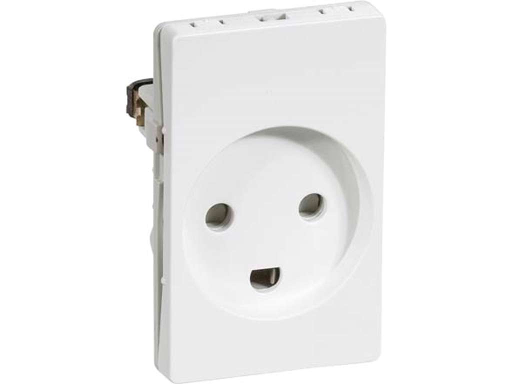 Stikkontakt Hvid M/J