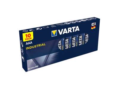Varta Industrial Alkaline AAA Batterier | 10-Pak