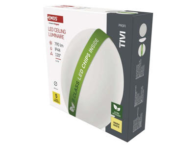 LED Plafond 5,2W Ultra Effektiv 3000K Ø250