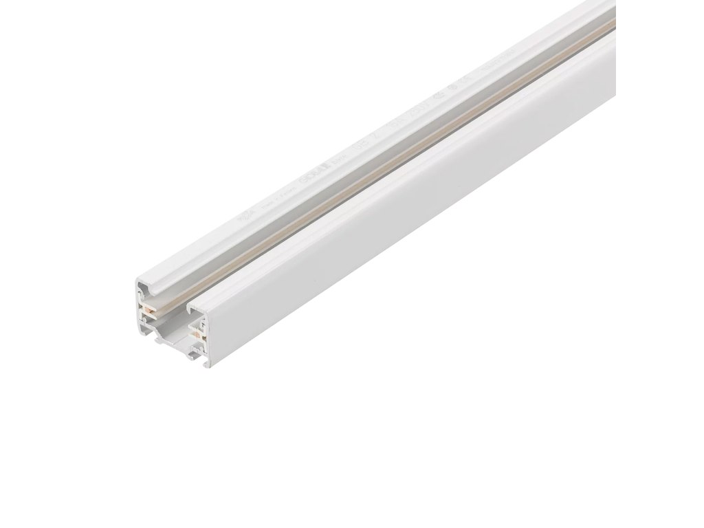 Norlux Global Base Track 1-faset 1m Hvid