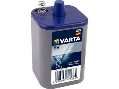 Varta 4R25-Batteri m. fjeder | 1-Pak