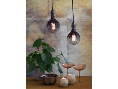 Danlamp Mega Edison LED Globe Grå 2,5W (40W) 2200K E27 | Dæmpbar