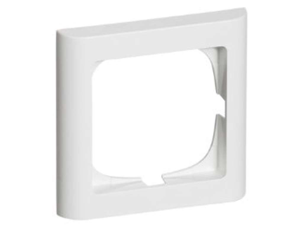 Ramme 63 Softline F/Afbryder Hvid 1 Modul