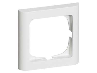 Ramme 63 Softline F/Afbryder Hvid 1 Modul