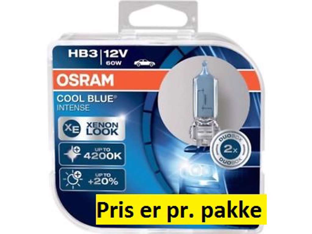 OSRAM COOL BLUE Intense HB3 60W 12V | 2-Pak