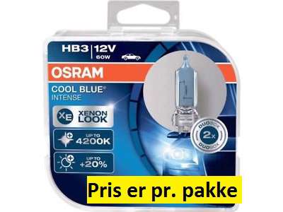 OSRAM COOL BLUE Intense HB3 60W 12V | 2-Pak