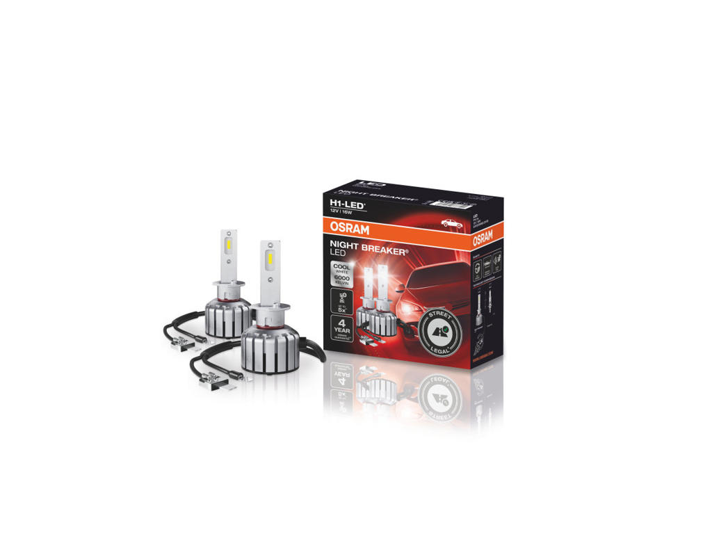 H1 OSRAM LED Night Breaker 16W 12V | 2-Pak