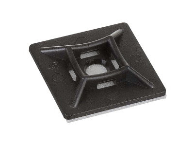 Kabelbinder Holder 28×28 mm | Sort | 100-Pak