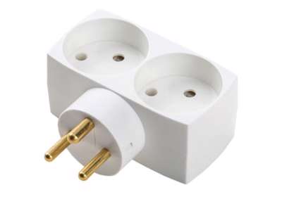 Dobbeltstik Hvid M/J