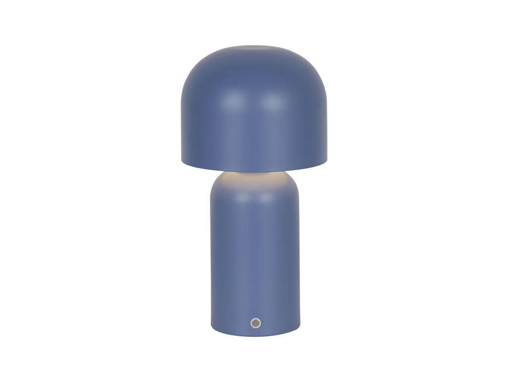 Mushroom Bordlampe | Blå | Trådløs & Genopladelig
