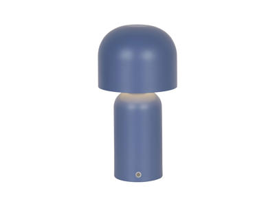 Mushroom Bordlampe | Blå | Trådløs & Genopladelig