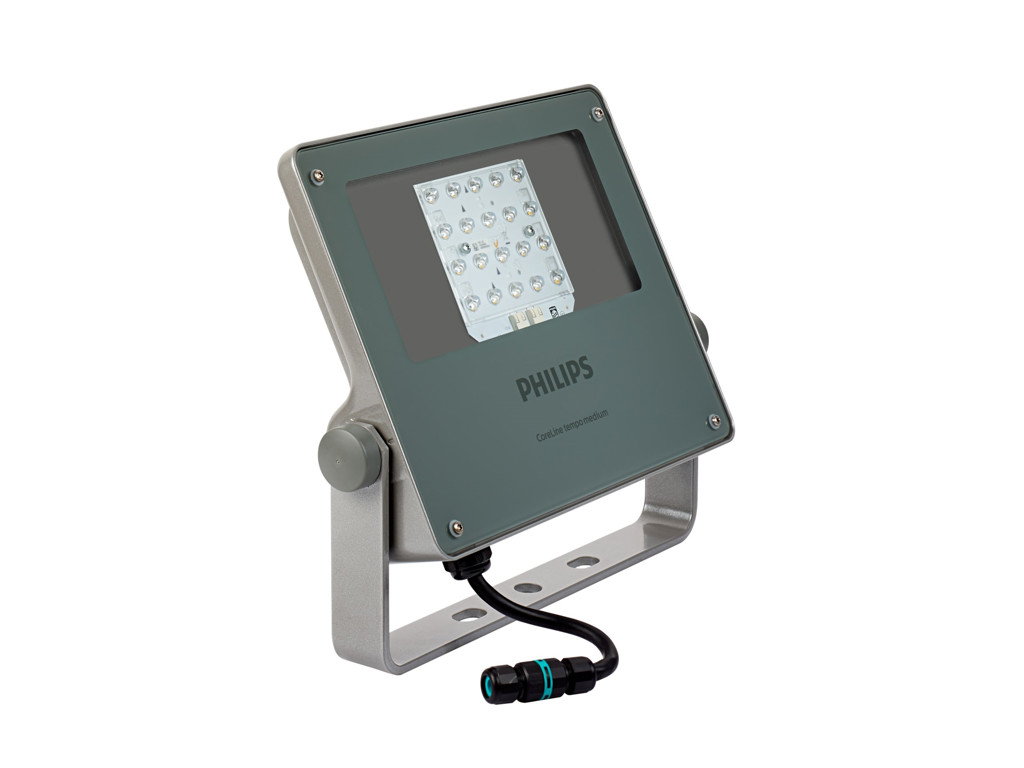 Coreline Tempo Floodlight 57W 4000K Asymmetrisk IP66 DALI