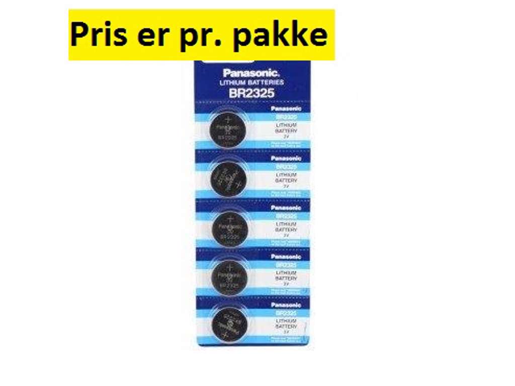 Panasonic Lithium BR2325 Batteri | 3V | 5-Pak