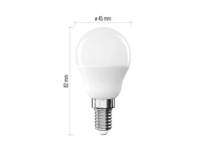 EMOS LED Krone Pære 4,2W (40W) 4000K E14 | 3-PAK