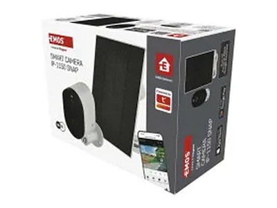 EMOS GoSmart IP-1150 SNAP Udendørs WiFi Kamera m. Solpanel