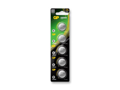 GP Lithium CR2025 Batteri | 5-pak