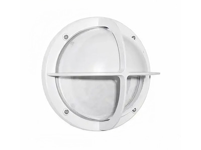 MINI Skotlampe med Halvskærm E14 Hvid IP44