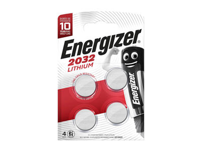 Energizer Lithium CR2032 Batteri | 4-Pak