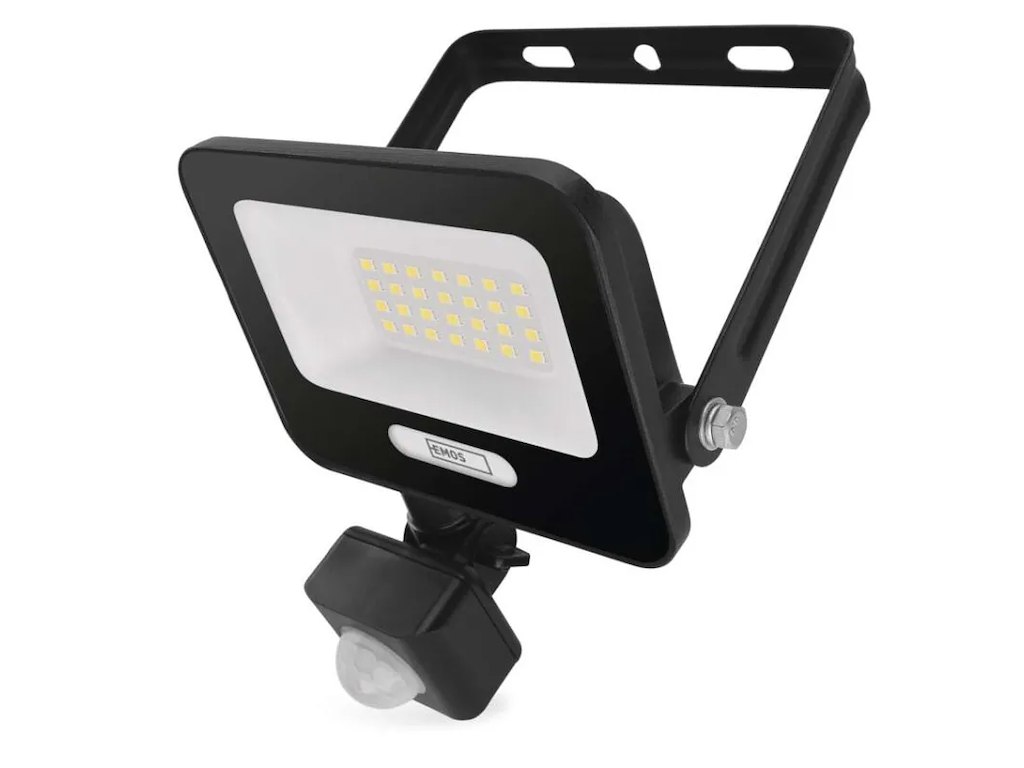 EMOS GLARO LED Projektør 20W 4000K m/Sensor IP54