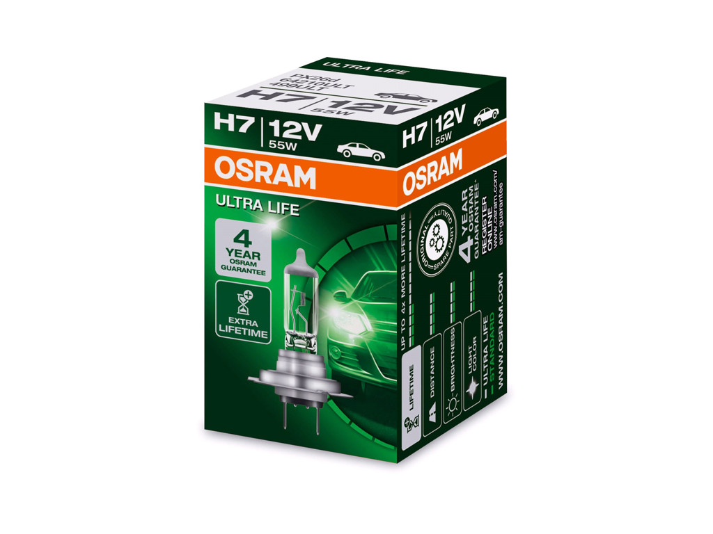H7 OSRAM Ultra Life 55W 12V
