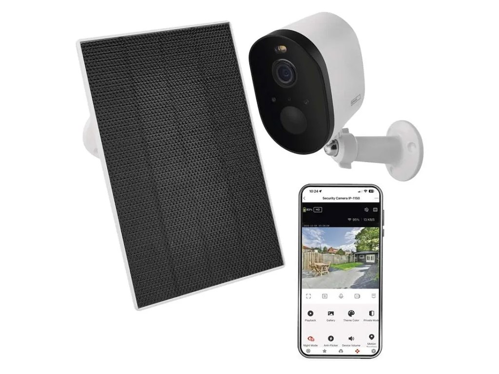 EMOS GoSmart IP-1150 SNAP Udendørs WiFi Kamera m. Solpanel
