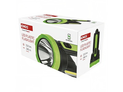 EMOS Genopladelig LED Lommelygte 210 lm