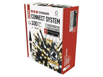 EMOS Connect System Standard (C) LED Lyskæde 10 m Varm/Kold Hvid
