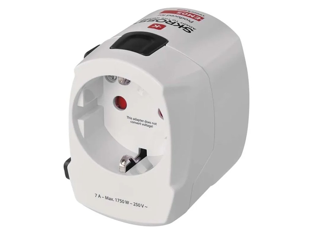 EMOS Universal Rejseadapter Hvid