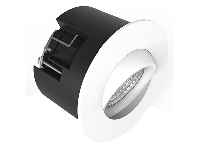 LED Indbygningsspot 3000K Hvid ø95