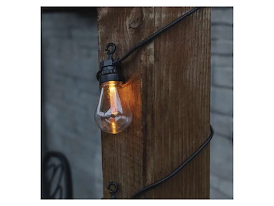 EMOS LED Lyskæde med Solpanel 5m