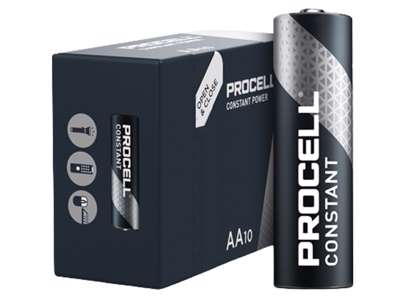 Procell Constant Alkaline AA Batterier | 10-Pak