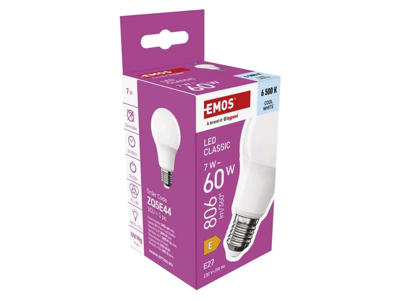 EMOS LED Pære 7W (60W) 6500K E27