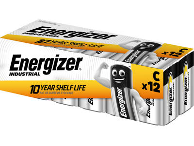 Energizer Industrial C Batterier | 12-Pak