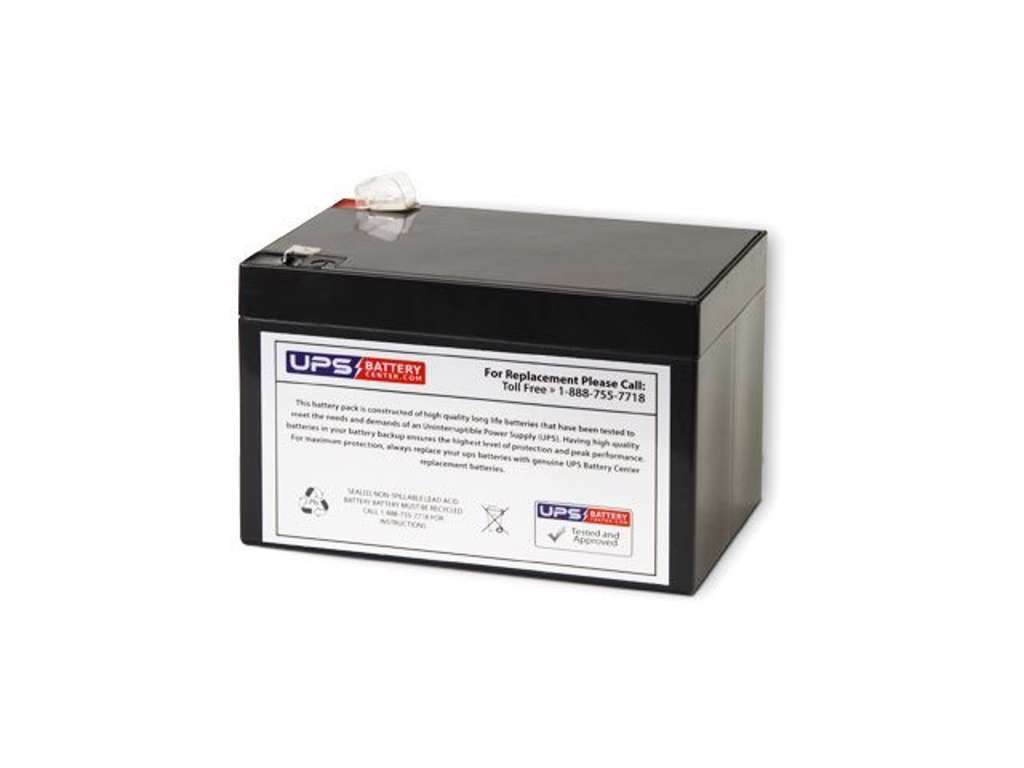 Batteri Bly/Gel M/ 6,3 mm Spadestik