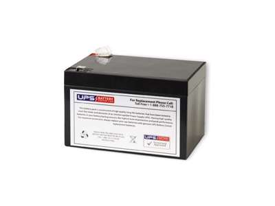 Batteri Bly/Gel M/ 6,3 mm Spadestik