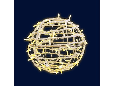 Festilight Saturn LED Kugle IP66 Ø60cm - Varm hvid