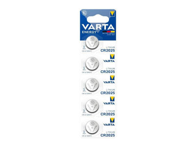 Varta Lithium CR2025 Batteri | 5-Pak
