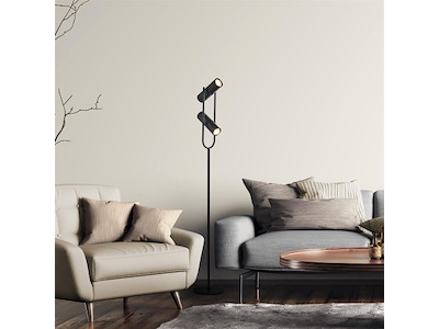 Searchlight Gulvlampe Telescope Sort