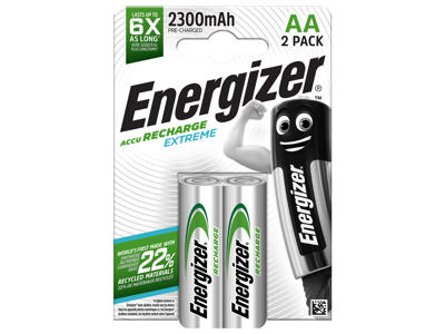 Energizer Recharge Extreme AA Batteri | 2-Pak