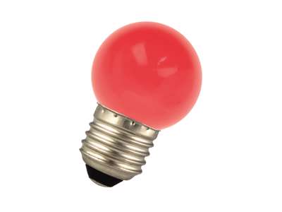 Bailey LED Krone G45 E27 1W Rød