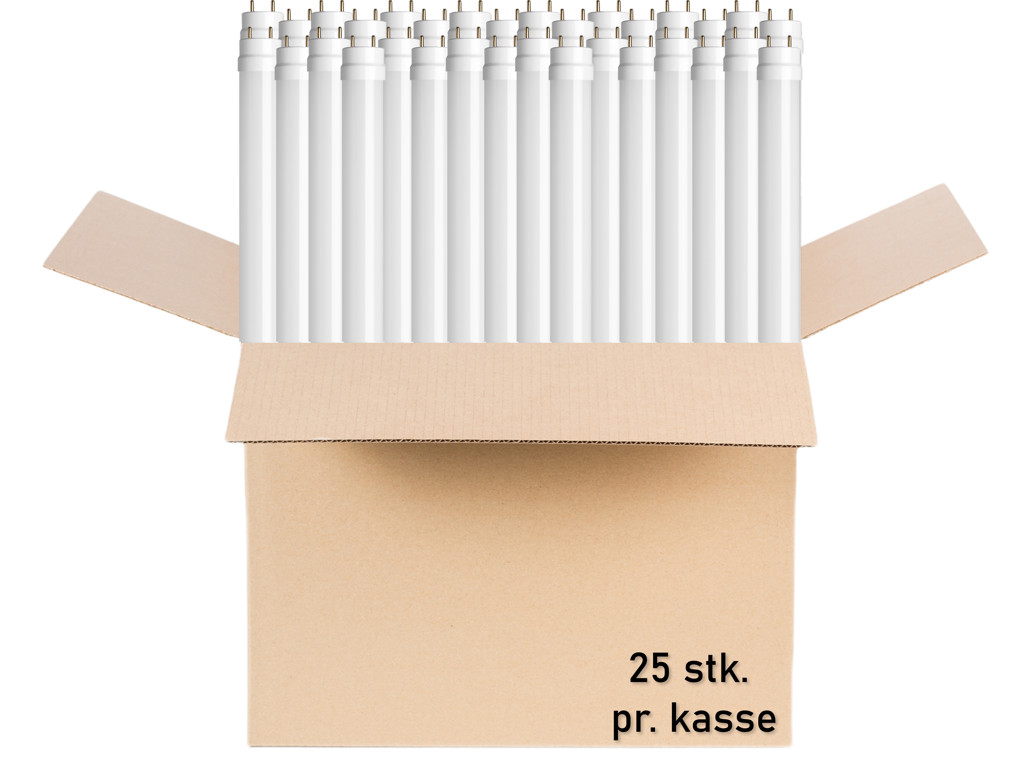 LED Rør T8 24W (58W) 4000K | 25-Pak
