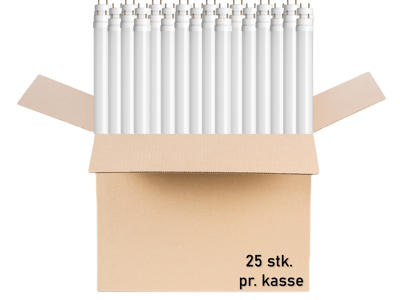 LED Rør T8 24W (58W) 4000K | 25-Pak