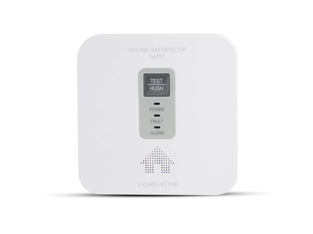 Gasalarm 12V + 230V M. Relæudgang