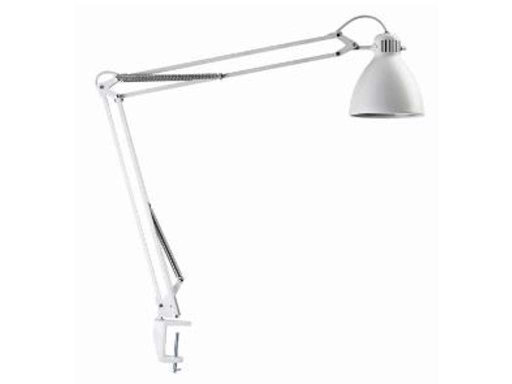 Arkitektlampe L-1 Hvid  E27