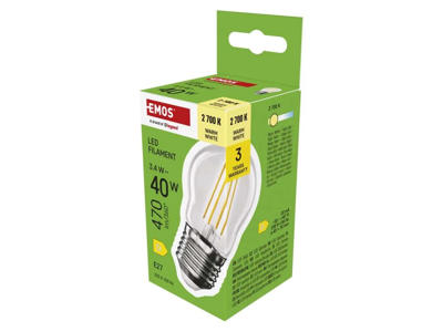 EMOS LED Krone 3,4W (40W) 2700K E27