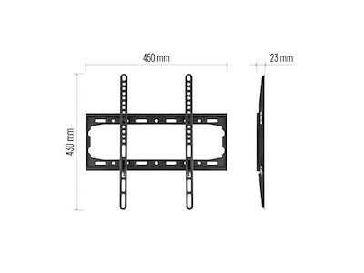 EMOS fast TV-vægbeslag 26–60″ – VESA 400 × 400