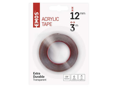 Dobbeltklæbende Tape Ekstra Stærk 3 meter 12mm