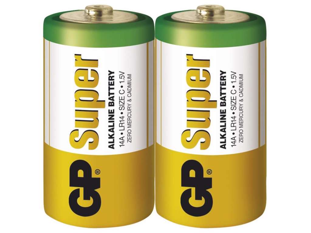 GP Super Alkaline C Batteri | 2-pak