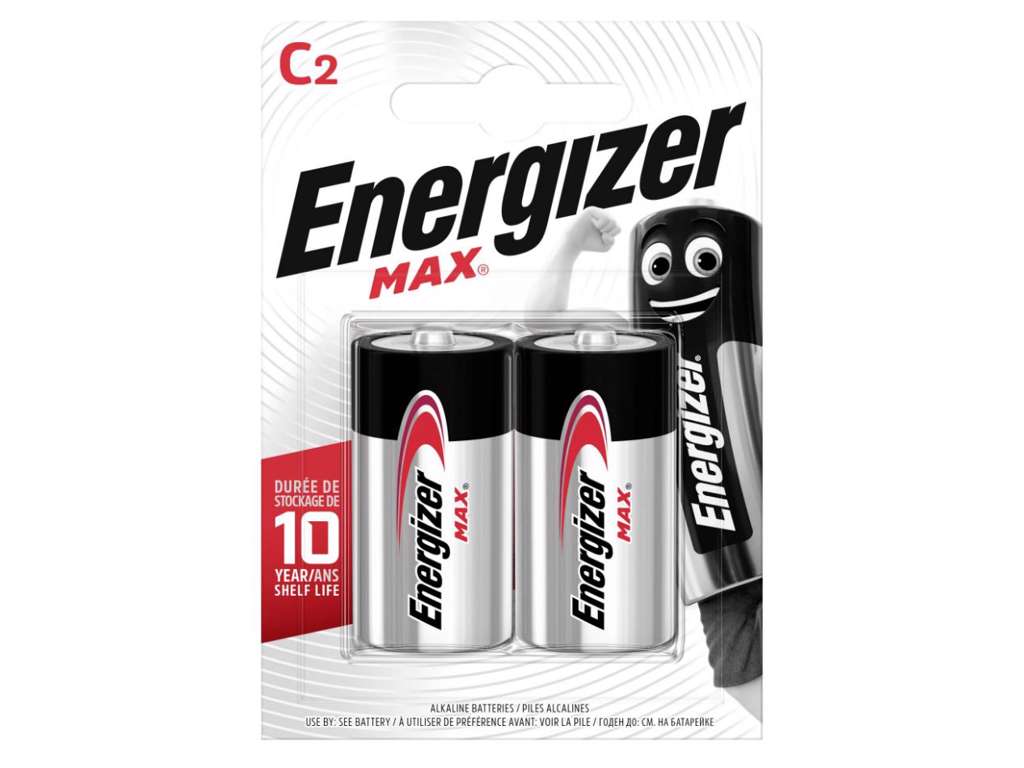 Energizer Max C Batterier | 2-Pak